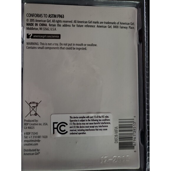 American Girl Z Yang 2 GB Flash Drive NEW Thumb Drive Memory Stick - Picture 2 of 5